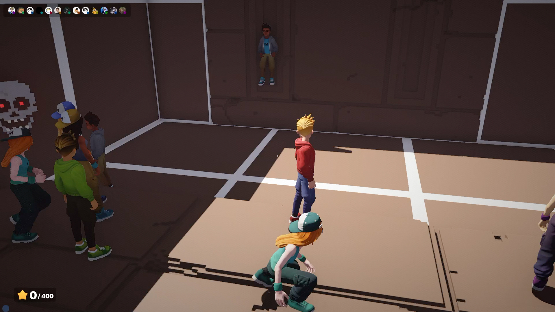 Multiple players are about to start playing a game.